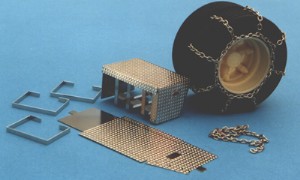 KFS 1/24 卡車用 雪鏈組/4輪入 (PE86)